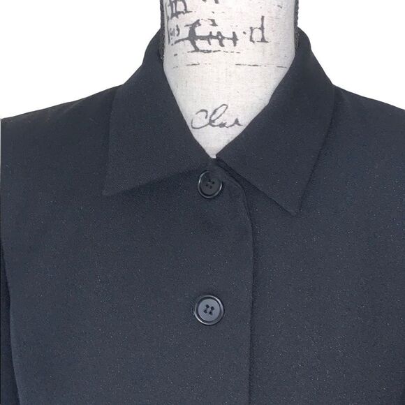 TALBOTS fitted black business blazer jacket 4 - Picture 5 of 6